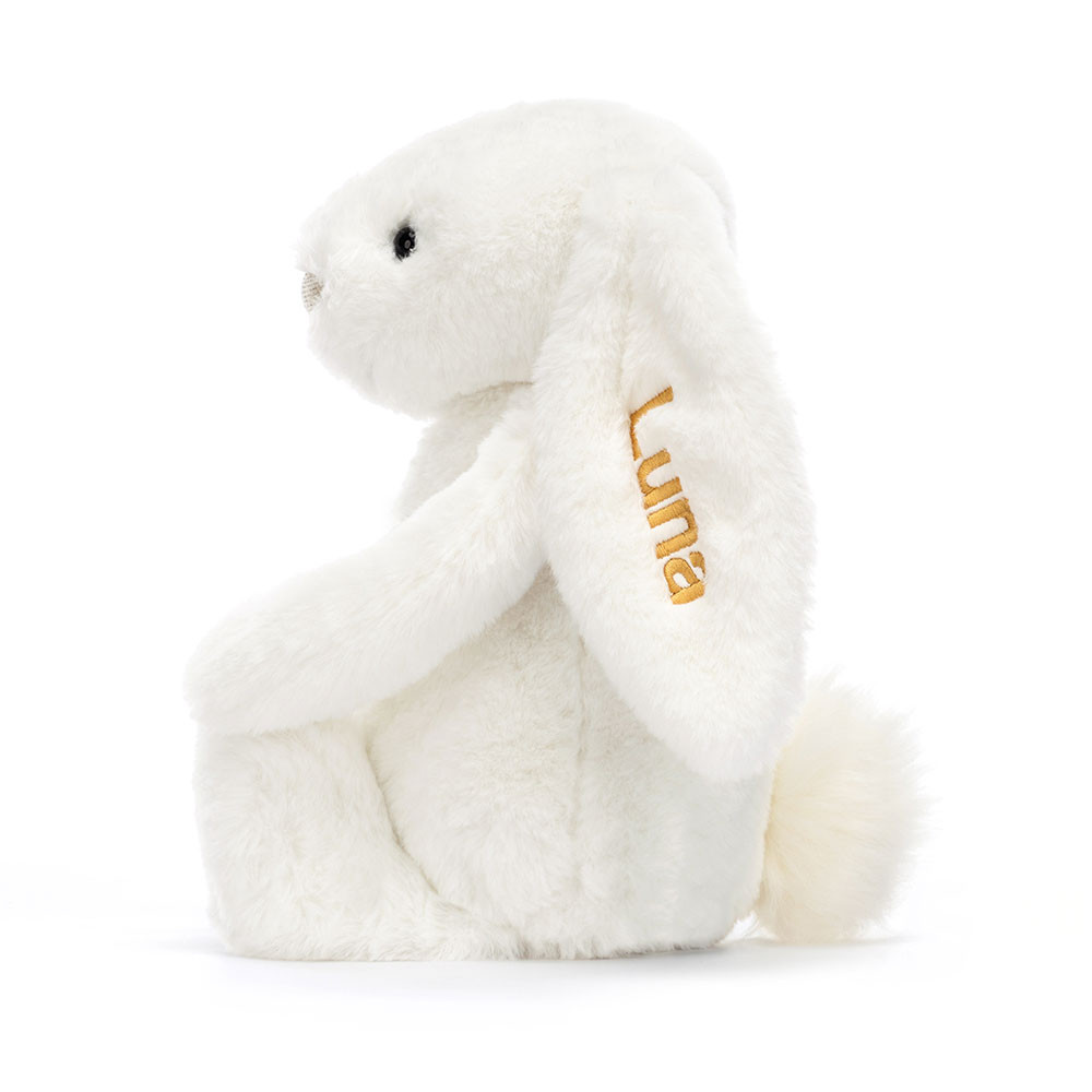 Personalised Bashful Luxe Bunny Luna Medium - Image 2
