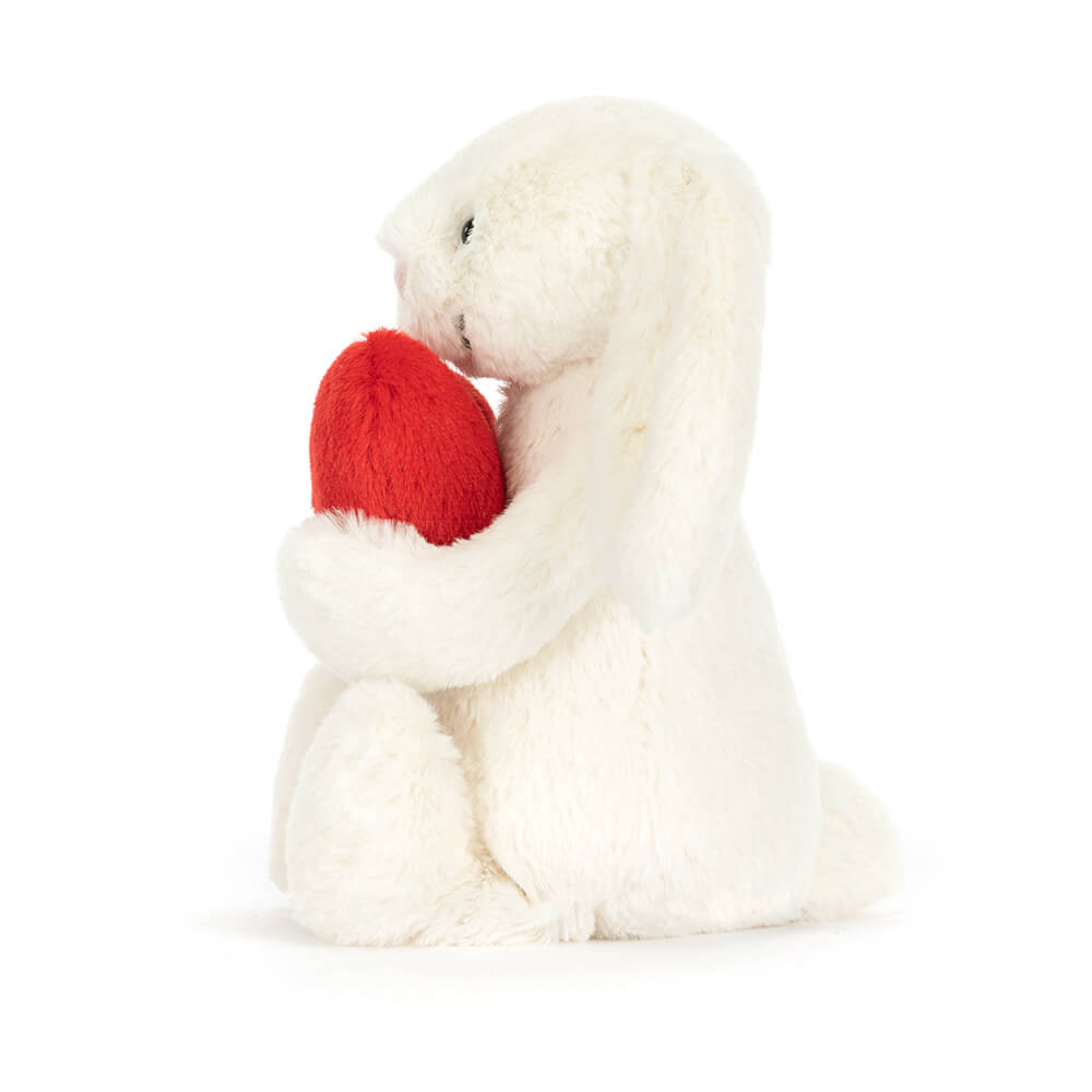Bashful Red Love Heart Bunny - Image 2