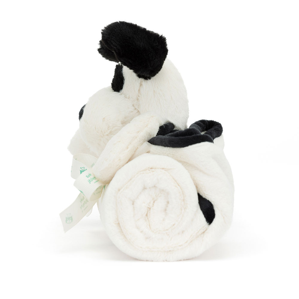 Bashful Rufferty Black & Cream Puppy Blankie - Image 2