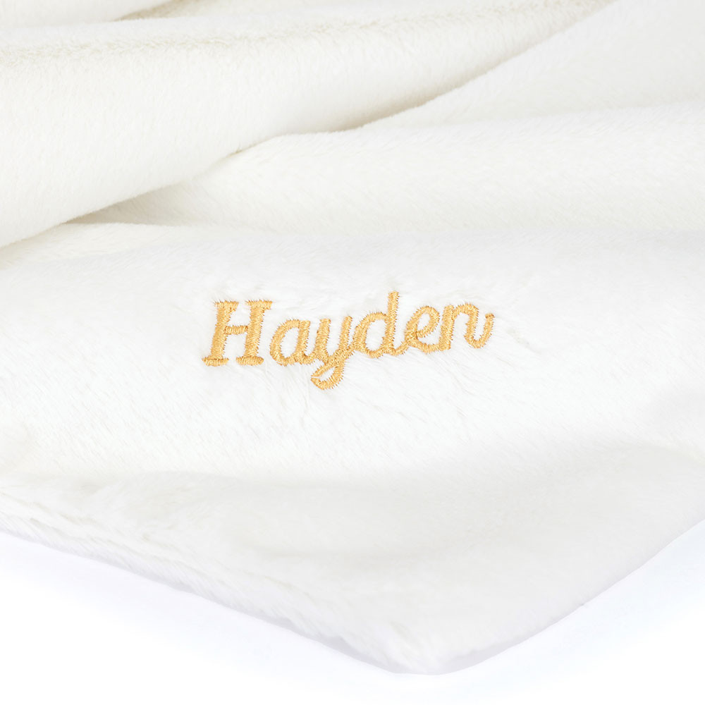Personalised Bashful Luxe Bunny Luna Blankie - Image 2