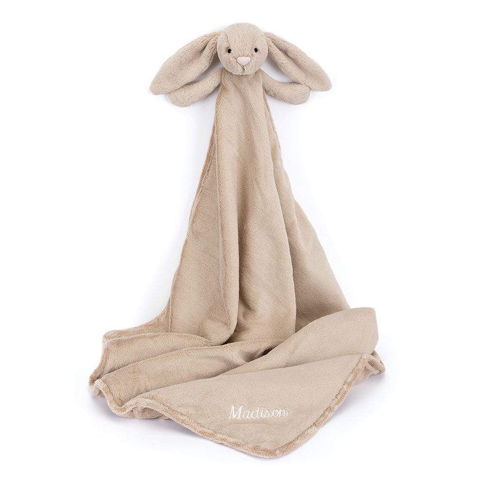 Personalised Bashful Beige Bunny Blankie