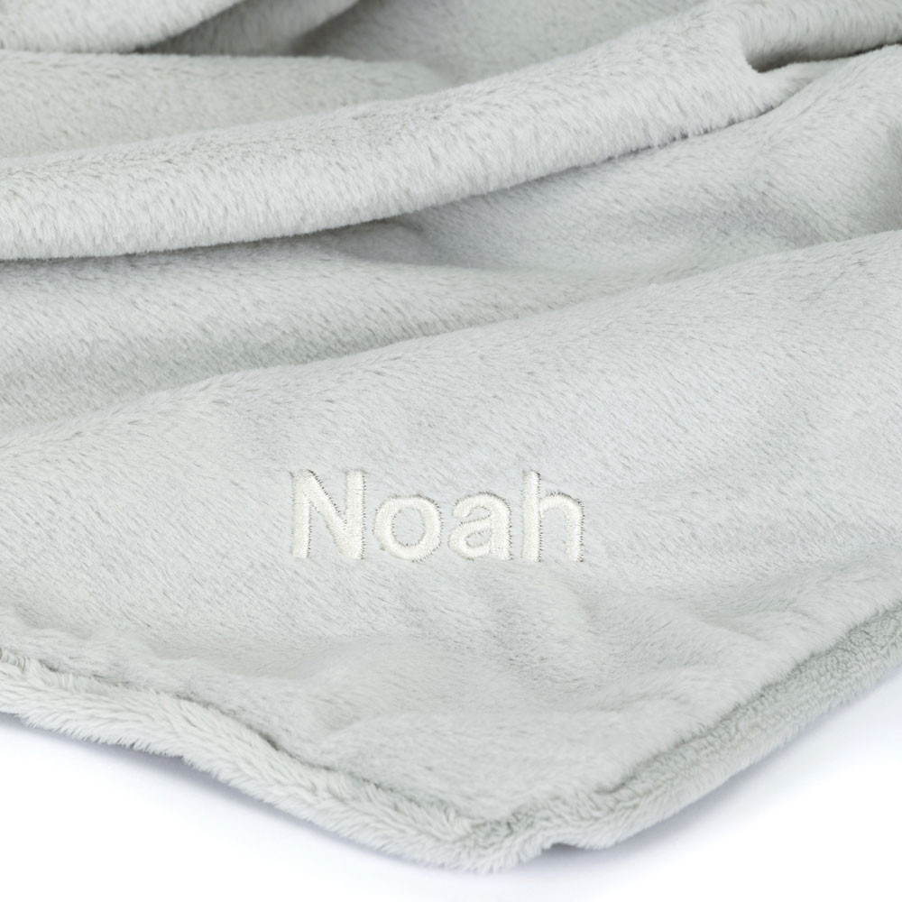 Personalised Bashful Silver Bunny Blankie - Image 2