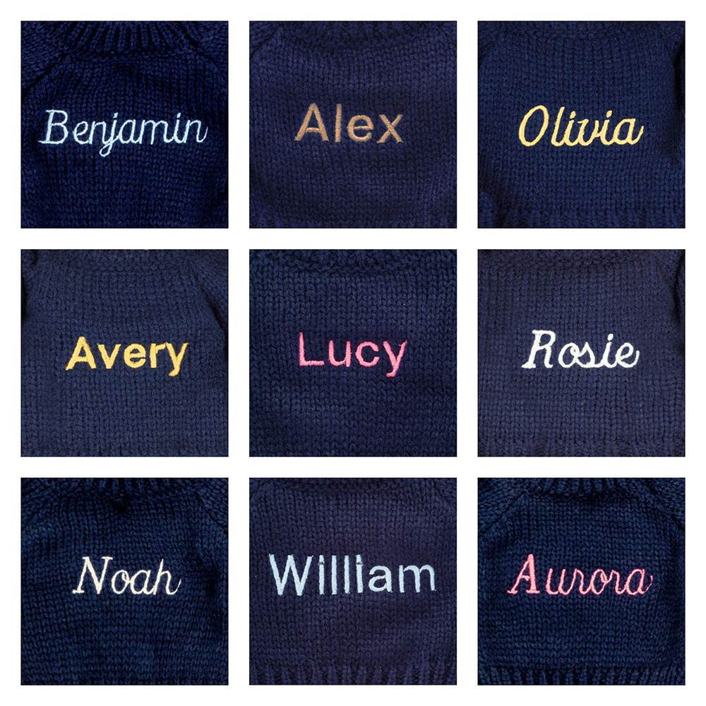 Bashful Luxe Bunny Willow with Personalised Navy Jumper - Image 2